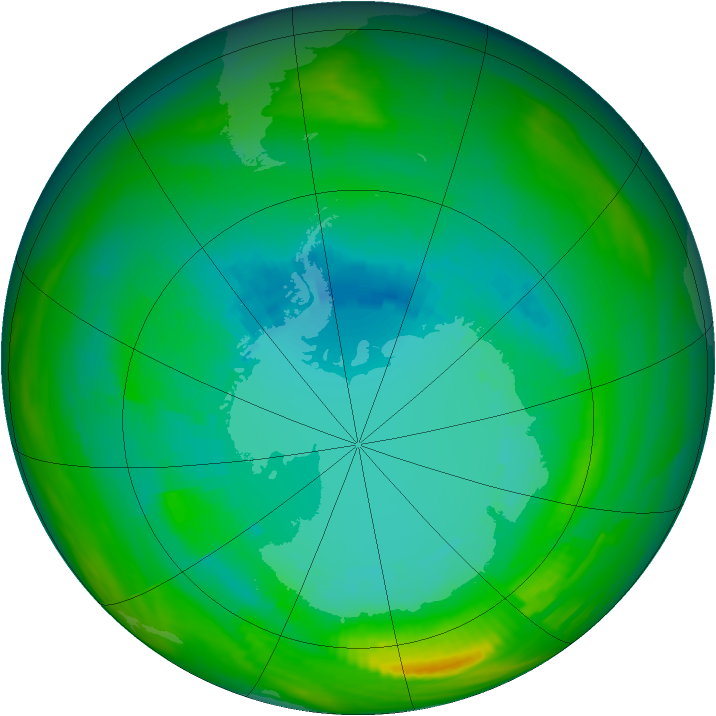Ozone Map 1979-08-26